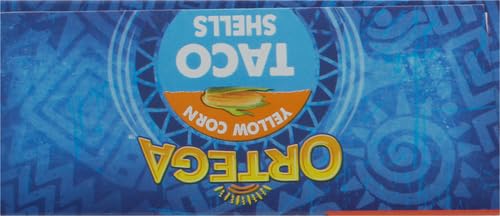 ORTEGA YELLOW CORN TACO SHELLS, 4.9 OUNCE, 12 SHELLS