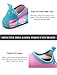 Giotto Kids Swim Water Shoes Quick Dry Non-Slip for Boys & Girls, Pink/Blue, 26-27 …