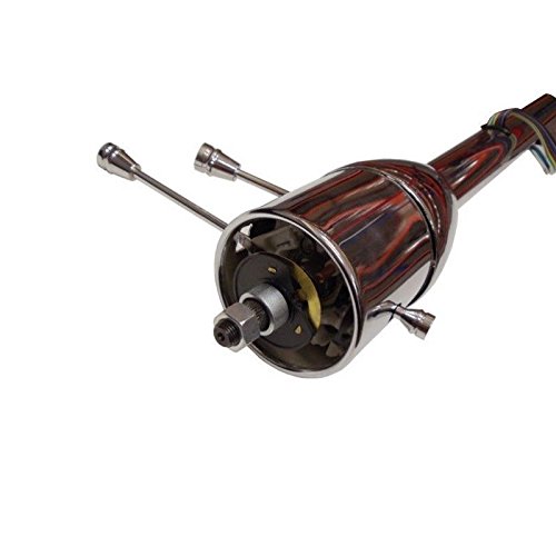 Hot Rod Chrome Tilt Auto Steering Column 30" GM No Key& Adapter & Shift Indicator