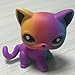 The Pet Shop Painted LITTLEST PET SHOP Custom OOAK LPS Short Hair Cat Color Figure