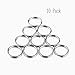 Mosuch Titanium Small Split Rings 12mm 10 Pcs
