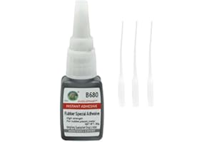 SDINTAR Rubber Glue, Rubber Adhesive, for bonding Rubber and Rubber, Rubber and Other Material. Instant Super Glue for Rubber, Tire, Boots, Belt, DIY Crafts, Rubber Edge, Rubber Tube, Rubber Product