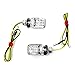 Krator TL-GJ-047-2 Turn Signals Lights (Custom Chopper Motorcycle Led Amber Blinkers Flashers Leds)