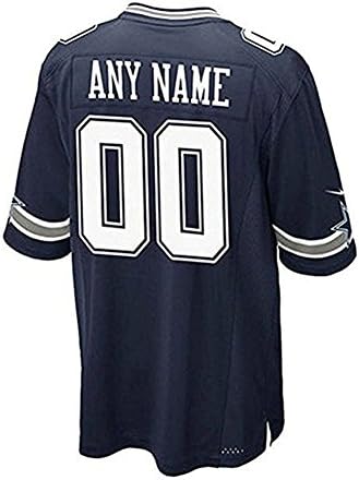 Fstylers Men Custom Football Navy Blue Jersey Any Name &amp; Number Personalized (2XL)