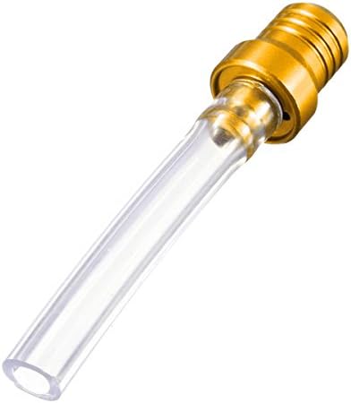 Anti Reverse Gas Fuel Petrol Tank Cap Valve Vent Breather Pipe ATV Pit Dirt Bike (Yellow) by GaugePenz