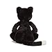 Jellycat Bashful Black and White Cat Stuffed Animal, Small 7