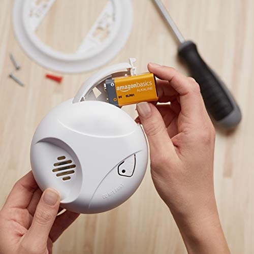 Amazon Basics 24 Units Pack 9 Volt Performance AllPurpose Alkaline Batteries, 5Year Shelf Life