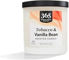 365 by Whole Foods Market, Scented Candle, Tobacco & Vanilla Bean, 40 Hour Burn Time, 8 Ounce
