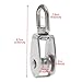 Saim 5Pcs Pulley Block Swivel M15 304 Stainless Steel Wire Rope Single-sheaved & Sheaves