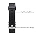 Henoda Silicone Bands for Fitbit Alta,Alta Strap Style,Large,Small (Texture Black)