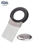 Arel Best Trade Onion Holder For Slicing with Egg Slicer Bonus
