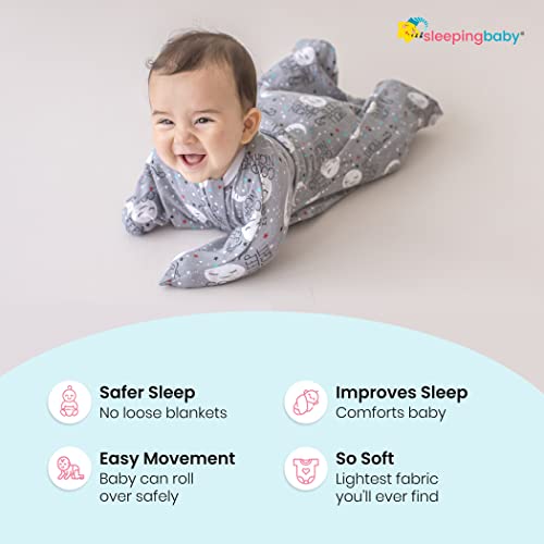 Sleeping Baby ZipadeeZip Cotton Transition Swaddle Blanket Baby