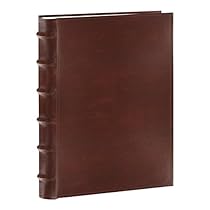 Pioneer Photo Albums CLB-346/BN Sewn Bonded Leather Bi-Directional 300 Photos Pocket Album (Brown)