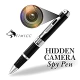 Pen Hidden Camera by fimicc - Portable and Easy to Use - Full HD 1080P Video Resolution - 120 min Battery Life with Continuous Recording - Small Security Camera for Personal Office Home Protection