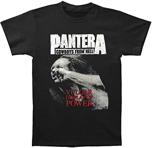 WSND Men's Pantera Vulgar Display of Power T Shirt