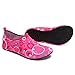 CIOR Men Women and Kids Quick-Dry Water Shoes darkweight Aqua Socks For Beach Pool Surf Yoga Exercise ,S0172,Ros Red,L
