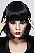 TLT 29cm (11.4inch) Ladies Short Straight Flat Bang Bob Stylish Hair Full Cosplay Wigs BU027