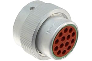 TE CONNECTIVITY DEUTSCH CONNECTORS Connectors, Interconnects Circular Connectors - Housings CONN PLUG HSNG FMALE 14POS INLIN