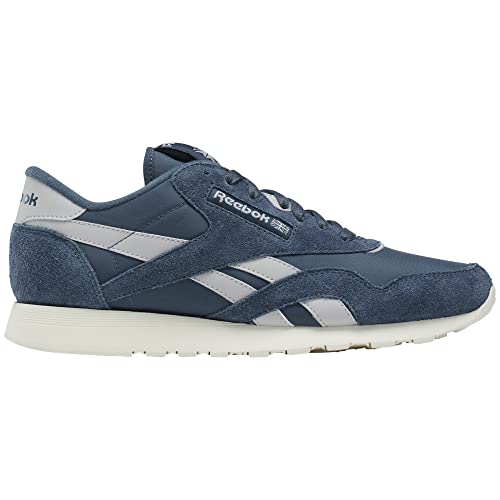 Reebok Men's Classic Nylon Sneaker, Hoops Blue/Steely Fog/Vintage Chalk, 3.5