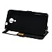 Mama Mouth Ultra Thin HD View Window Flip Stand View for Blu Life One X2 L0091UU - W-Black