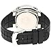 Pulsar Men's PR2003 Digital Chronograph Silver-Tone Black Resin Strap Watch