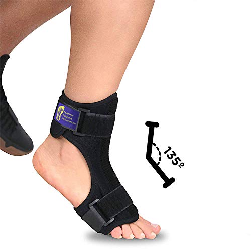 Everyday Medical Plantar Fasciitis Night Splint Brace for Plantar Fasciitis Pain Relief I Dorsal Foot Stretching Support for Achilles Tendonitis, Heel Pain, Plantar Fascia, Drop Foot -Men & Women-L/XL