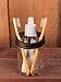 Jarmazing Products Mason Jar Toothbrush Holder Lid - Black - for Wide Mouth Jars - Made from Rust-Proof Stainless Steel