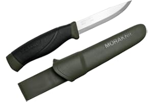 Morakniv Companion Heavy Duty Knife with Sandvik Carbon Steel Blade, 0.125/4.1-Inch