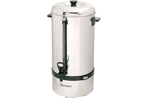 Adcraft CP-40 40-Cup Coffee Percolator, 1350-Watts, 120v, NSF