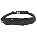 Fitletic Neo II Running Belt | Patented Zero Bounce Technology for Running, Jogging, Walking, Cycling, Workout, Travel | Double Pouch Sport Belt, Black | N02-01