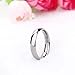TIGRADE 2mm 4mm 6mm 8mm 10mm Titanium Ring Plain Dome High Polished Wedding Band Comfort Fit Size 3-15,4mm,Size 11.5