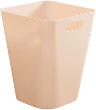 Hyxqyljt Mulleimer Einfache Unbedeckte Haushaltskuche Badezimmer Badezimmer Wohnzimmer Schlafzimmer Mull A Farbe Beige Amazon De Kuche Haushalt