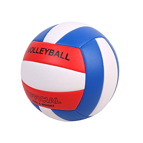 YANYODO Official Size 5 Volleyball, Soft Indoor Outdoor Volleyball for Game Gym Training