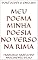 Livro MEU POEMA MINHA POESIA NO VERSO NA RIMA: PORTUGUÊS & ENGLISH