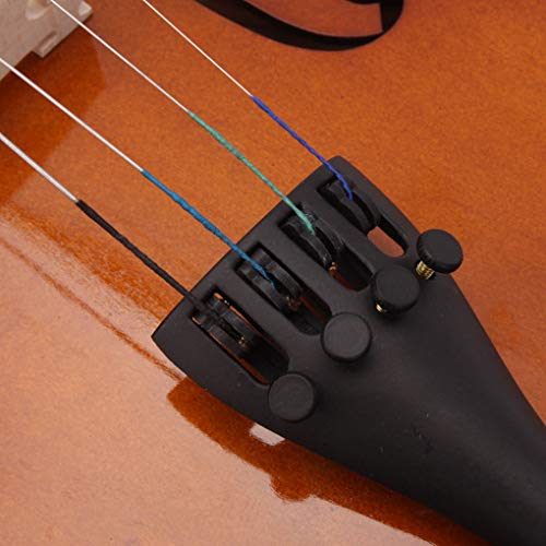 Topfire New 4/4 Acoustic Violin Case Bow Rosin Natural
