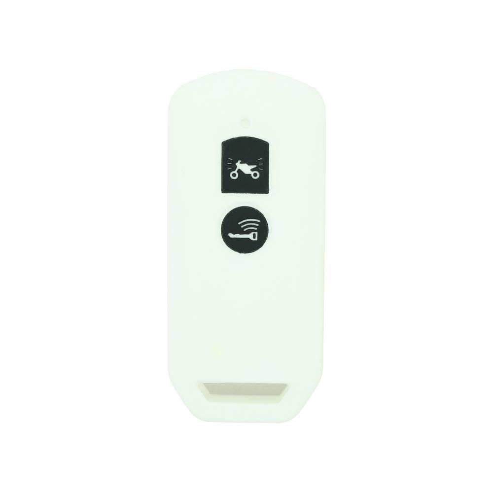 BROVACS Silicone Cover Protector Case Holder Skin Jacket Compatible with HONDA 2 Button Remote Key Fob CV2213 White