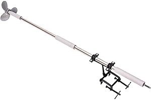 Qraatosi Electric Drill, Hand Propeller, Outboard Motor Mount, Easy Installation, Kayak, Canoe, Hand Motor