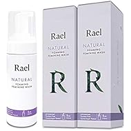 Rael Natural Foaming Feminine Wash - 5oz, 2Packs, Daily Intimate, pH-Balanced, Easy Travel, Gynecologist Tested, Light & Fresh Scent, Total 10 Ounce