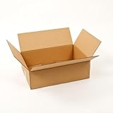 Pratt PRA0112 Recycled Corrugated Cardboard Single Wall Standard Box with C Flute, 20" Length x 14" Width x 6" Height, (Pack of 25) (Misc.)