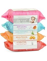 Assorted Makeup Cleansing Wipes- Anti/Pore/Bright/Hydr
