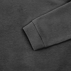 Mens Quarter Zip Pullover Vintage Fashion Long