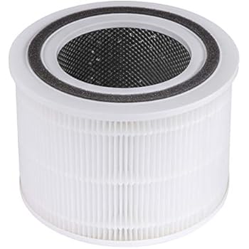 LEVOIT Core 300 Air Purifier Replacement Filter, 3-in-1 Pre-Filter, True HEPA Filter, High-Efficiency Activated Carbon Filter, Core 300-RF