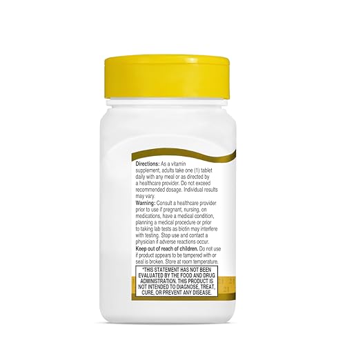 21st Century 21st Century, Biotin, 10,000 mcg, 60 Tablets