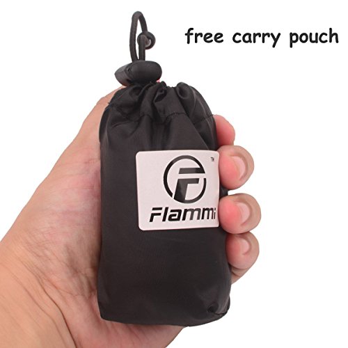Flammi 2 Pack Mosquito Head Net Face Neck Protection from Insects Bugs Bees Flies for Hiking Fishing Camping Gardening (Black/Large)