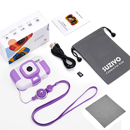 SUZIYO Children Camera, Birthday Electronic Toys for Kids, Upgrade Toddlers Selfie Digital
