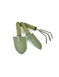 Planta de Jardinería Pala Pala de Mano, olla 3 piezas pequeñas herramientas de jardinería semillas Rastrillo Pala