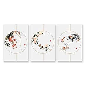 Wall26-3 Panel Canvas Wall Art- Chinese Landscape Painting-Wall Bedroom Living Room Home Decoration - 16"x24" x 3 Panels