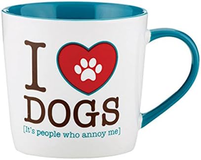 Animal Coffee Mug- I Heart Dogs,14oz