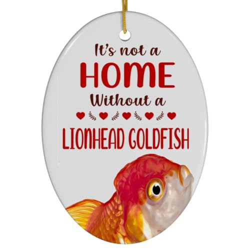 Lionhead Goldfish Christmas Ornament 2024 - Its Not