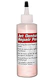 Lang Dental Jet Denture Repair Powder with Measuring Cup - Fibred Pink - 4 oz.